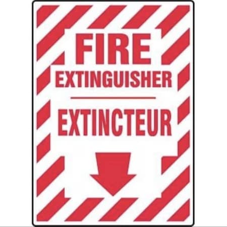 Accuform BILINGUAL FIRE SAFETY SIGN EXTINGUISHE FBMFXG931XP